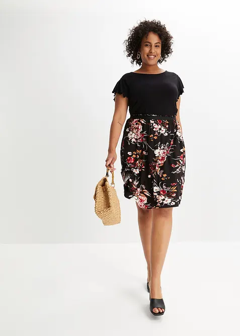 Jerseykjole i viskosemiks, bonprix