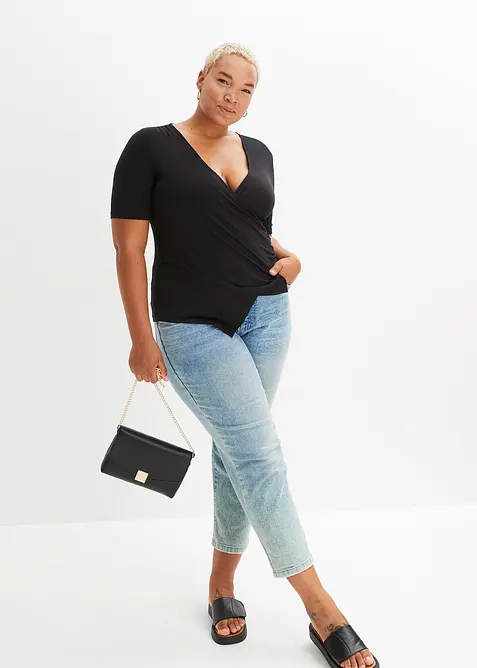 Topp i myk viskosemiks, bonprix