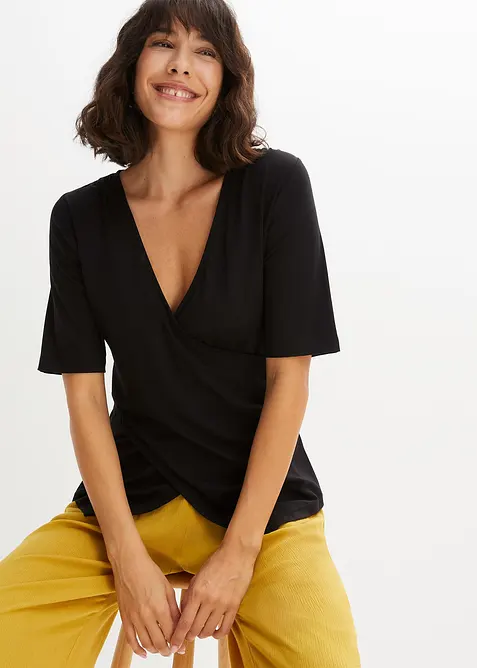 Topp i myk viskosemiks, bonprix