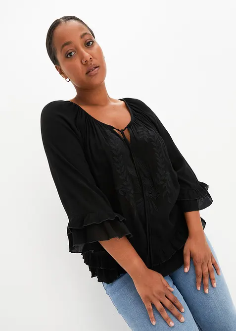 Tunika av myk viskose, bonprix