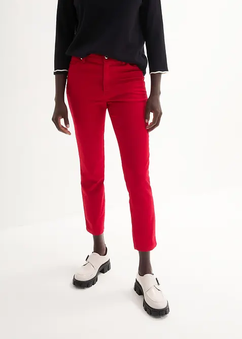 Bukse i bomullsmiks med stretch, bonprix