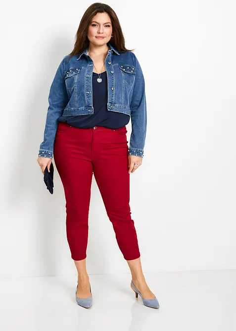 Bukse i bomullsmiks med stretch, bonprix