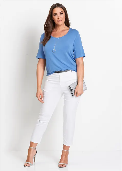 Bukse i bomull med stretch, bonprix