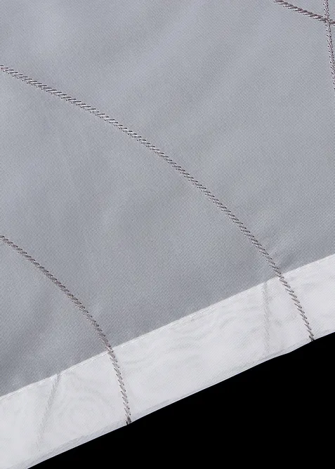 Transparent liftgardin med broderi, bonprix