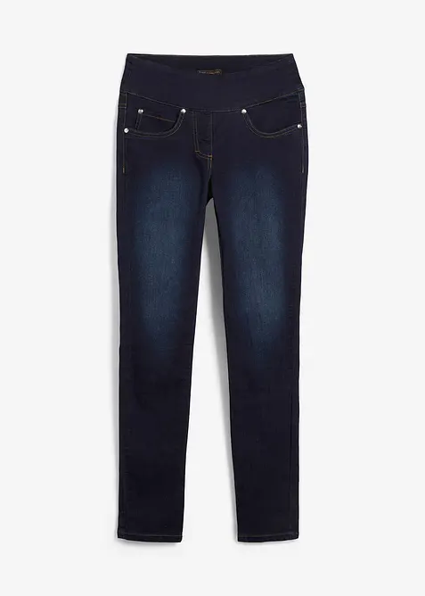 Straight-jeans Mid Waist, super stretch med komfortlinning, bonprix
