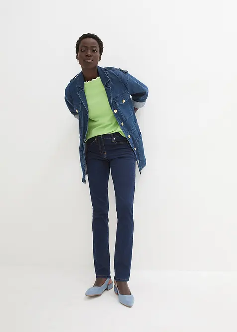 Slim Fit-jeans Mid Waist, super stretch, bonprix