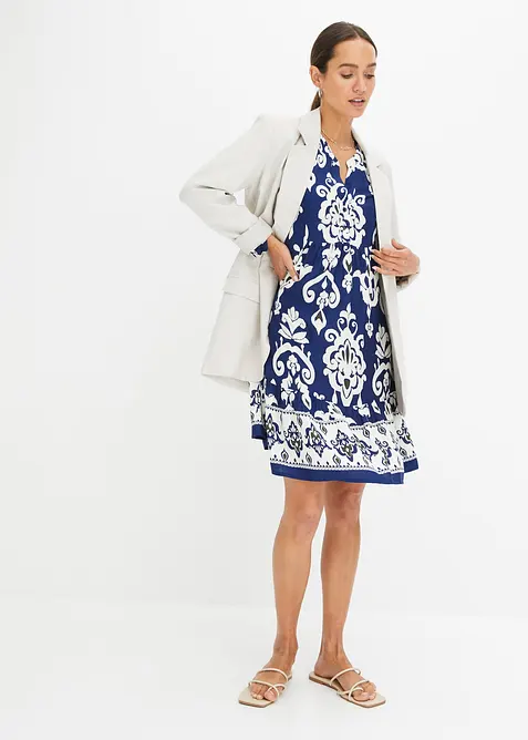 Tunikakjole i lett viskose, bonprix