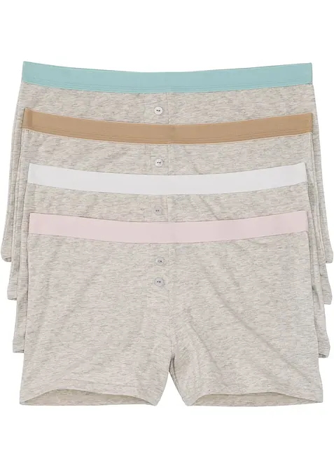 Boxershorts til dame (4-pack), bonprix