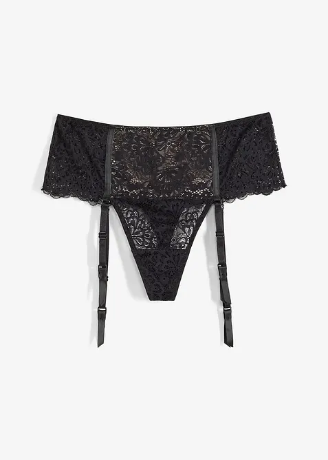 Midje-stringtruse med avtakbare stroppeholdere, bonprix