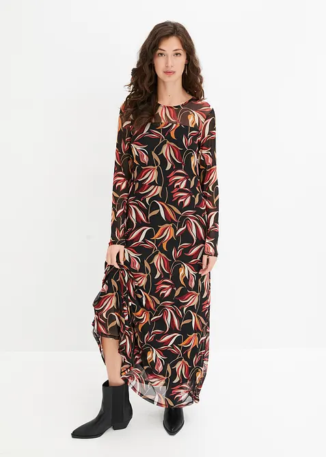 Kjole i mesh, bonprix