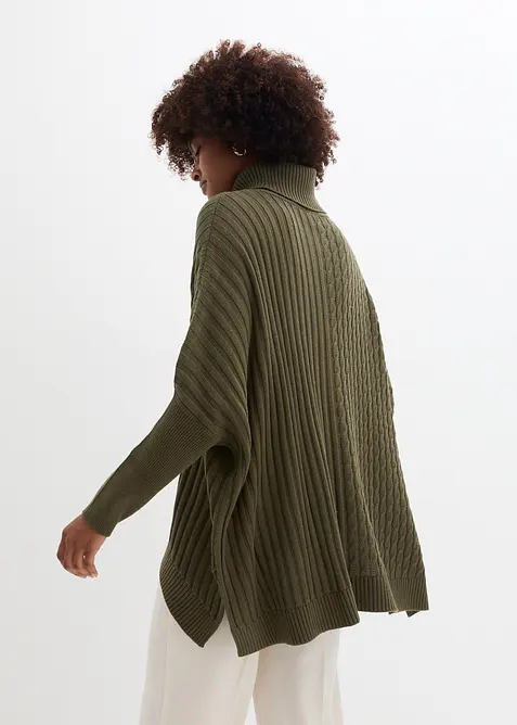 Oversized poncho-genser, bonprix
