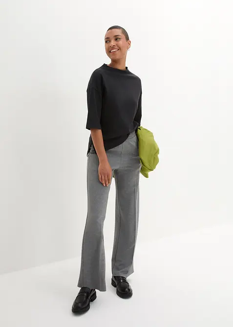 Oversized topp i ren økologisk bomull, bonprix