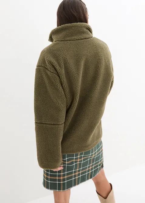 Fôret teddyfleece-jakke, bonprix