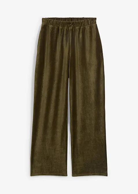 Cordbukse med elastisk linning, bonprix