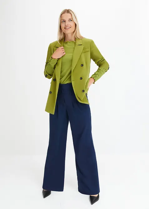 Utsvingt bukse, High Waist, bonprix