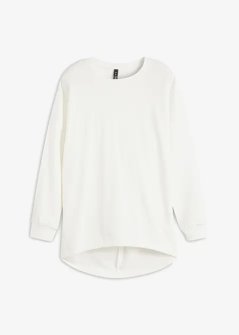 Oversized sweatshirt i 100% bomull, bonprix