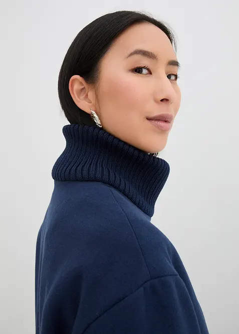 Kort kåpe i ullstil, bonprix