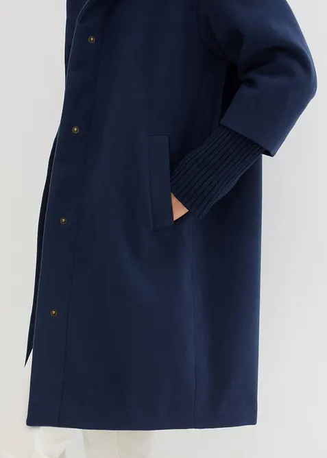 Kort kåpe i ullstil, bonprix