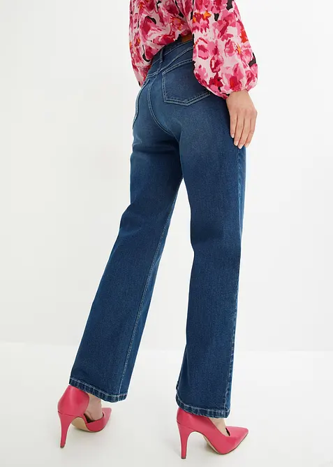 Wide Leg-jeans High Waist, bonprix