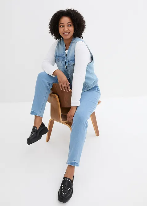 Mom-jeans High Waist, Stretch, bonprix