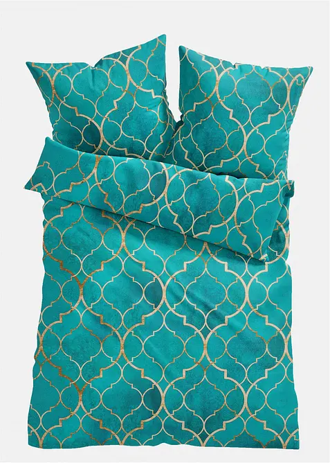 Sengesett med blomsterm&oslash;nster, bonprix