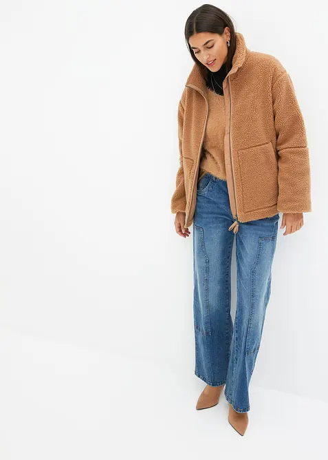 F&ocirc;ret teddyfleece-jakke, bonprix