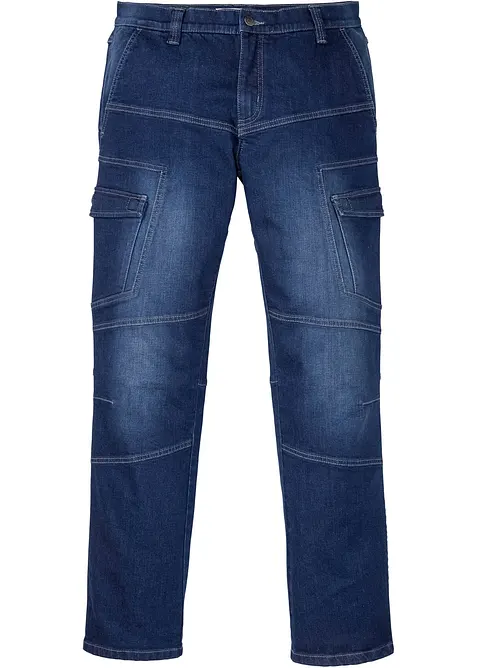 Regular Fit-cargojeans med stretch, Straight, bonprix