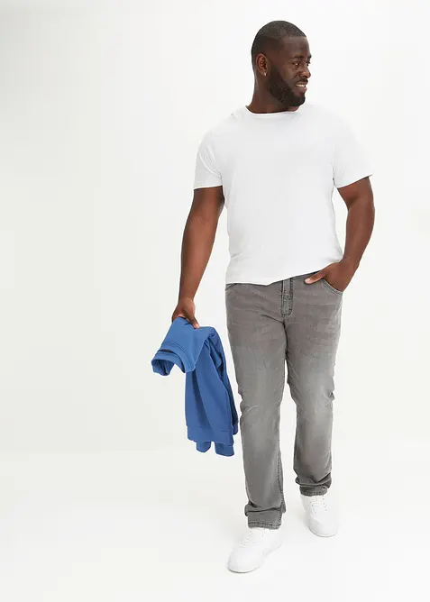 Slim Fit-jeans i denim med stretch, Straight, bonprix