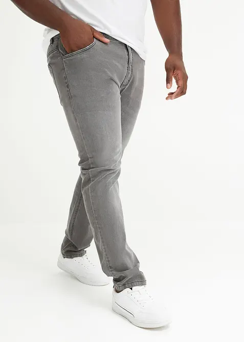 Slim Fit-jeans i denim med stretch, Straight, bonprix