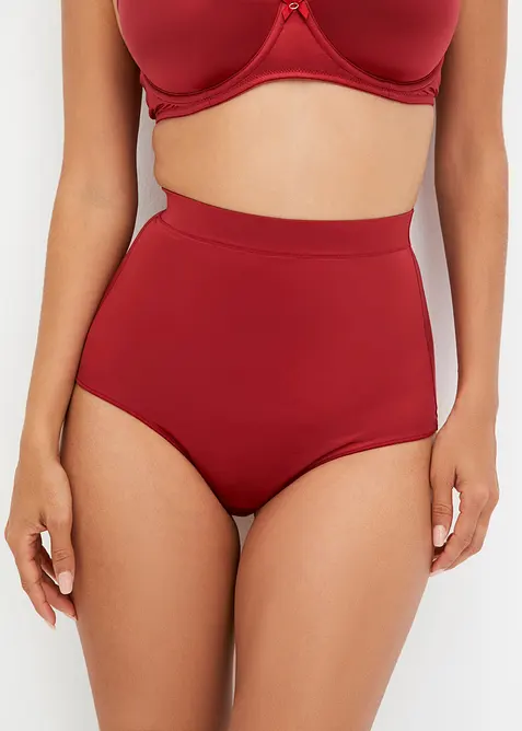 Shape-stringtruse i materiale med glans, lett formende (2-pack), bonprix