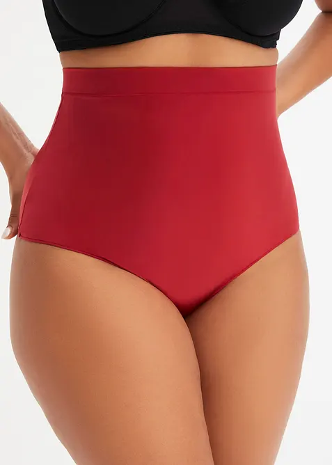 Shape-stringtruse i materiale med glans, lett formende (2-pack), bonprix