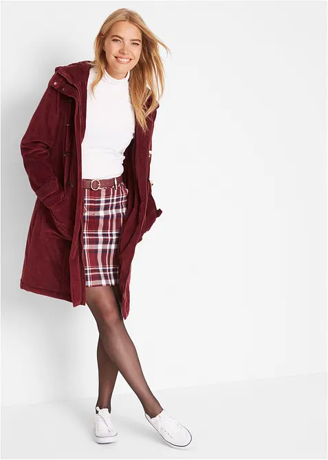 F&ocirc;ret duffelcoat i kordfl&oslash;yel, bonprix