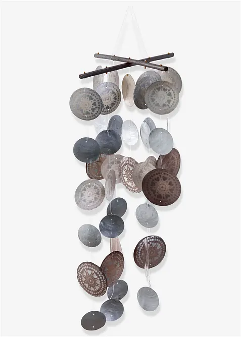 Vindspill med Capiz-skjell, Boltze Home Collections