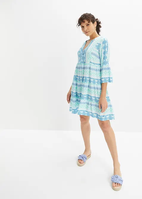 Tunikakjole av fint fallende viskose, bonprix