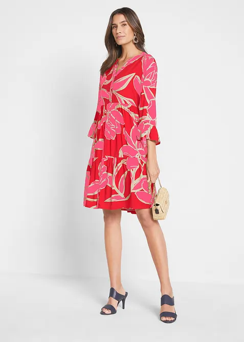 Tunikakjole i lett viskose, bonprix