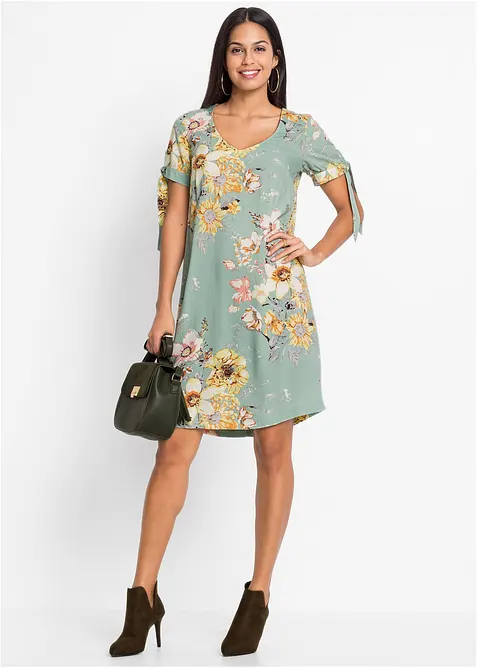 Kjole i lett viskose, bonprix