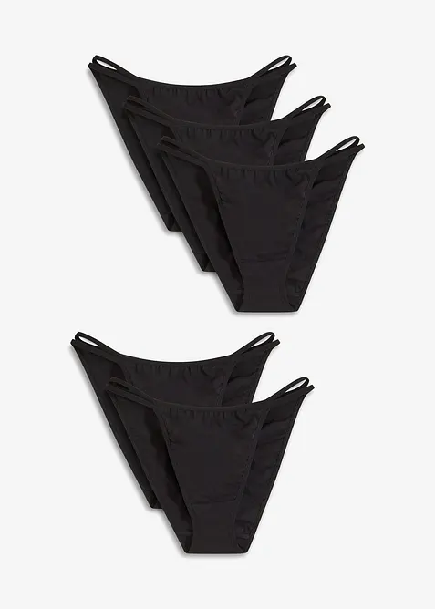 Tangatruse med &oslash;kologisk bomull (5-pack), bonprix