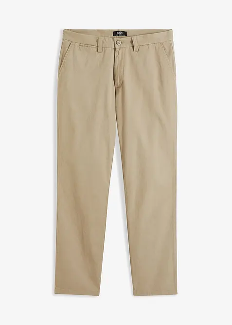 Chinos i ren bomull og Regular Fit-modell, Straight, bonprix
