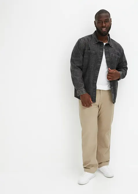 Chinos i ren bomull og Regular Fit-modell, Straight, bonprix