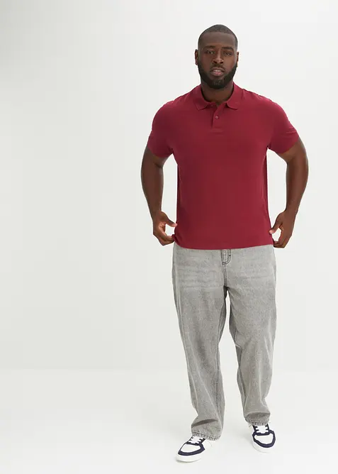 Piké-poloskjorte i 100% økologisk bomull, bonprix