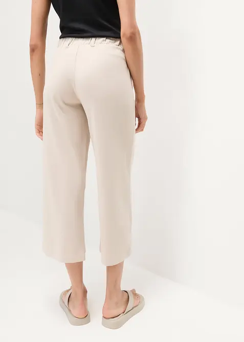 Culottes i 100% &oslash;kologisk bomull, bonprix
