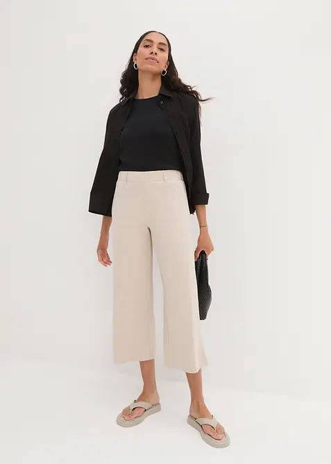 Culottes i 100% &oslash;kologisk bomull, bonprix