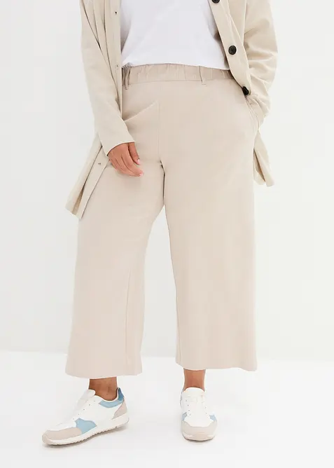 Culottes i 100% &oslash;kologisk bomull, bonprix