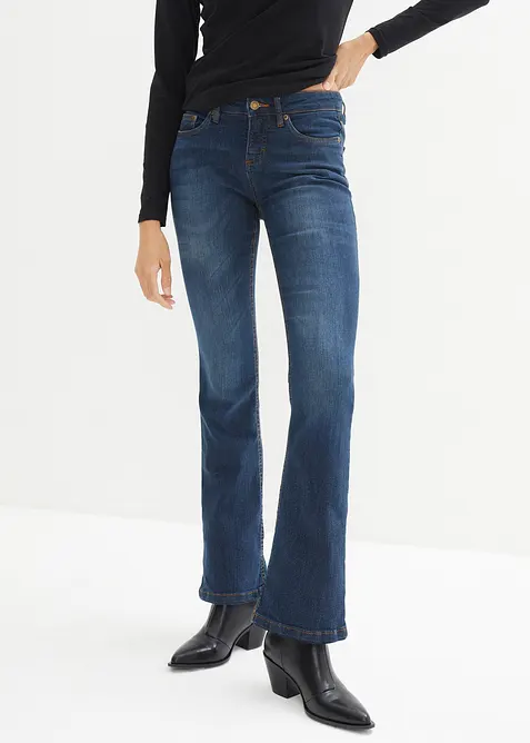 Bootcut-jeans Mid Waist, Stretch, bonprix