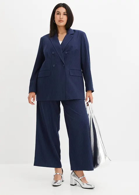 Dobbeltspent blazer i viskosemiks, bonprix