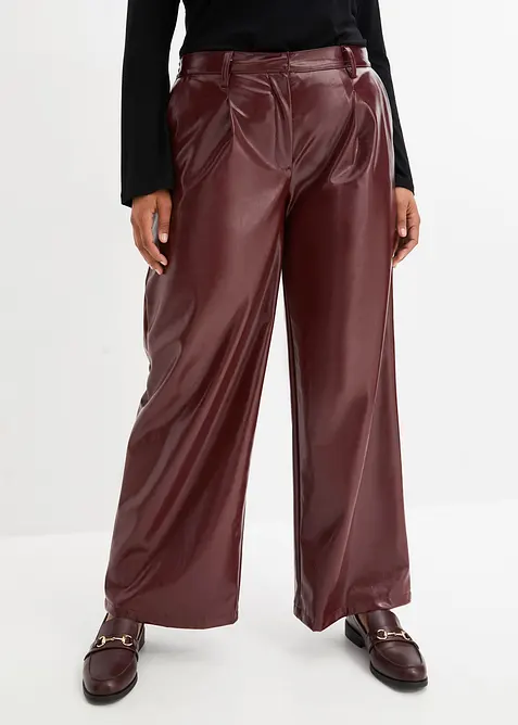 Bukse i imitert skinn, bonprix