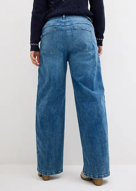 Wide Leg-jeans Mid Waist, bonprix