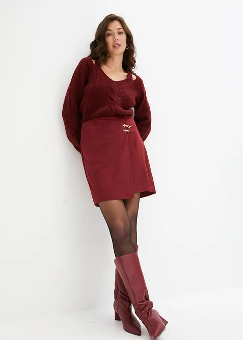 Skj&oslash;rt med omslag-look, bonprix