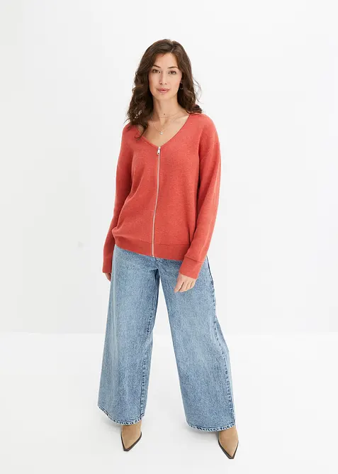 Oversized strikkejakke, bonprix