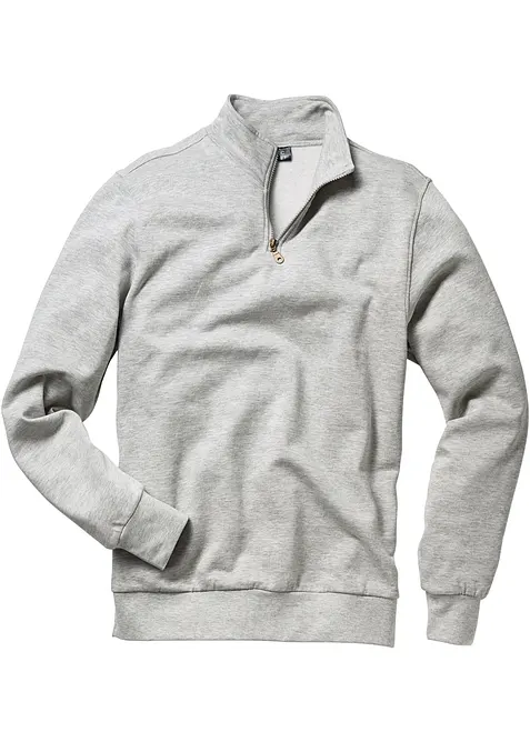 Sweatshirt med troyer-krage, bonprix